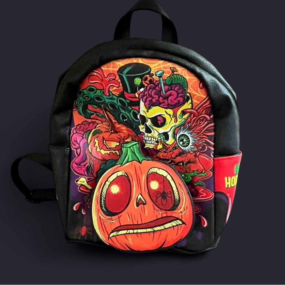 Universal studios Halloween Horror nights mini leather backpack.